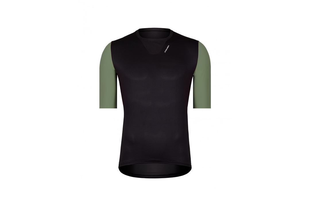 MAILLOT ETXEONDO BARDEN NEGRO/VERDE KAQUI