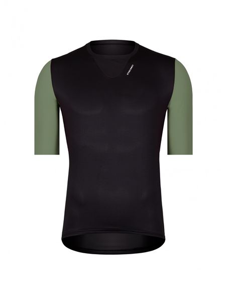 MAILLOT ETXEONDO BARDEN NEGRO/VERDE KAQUI