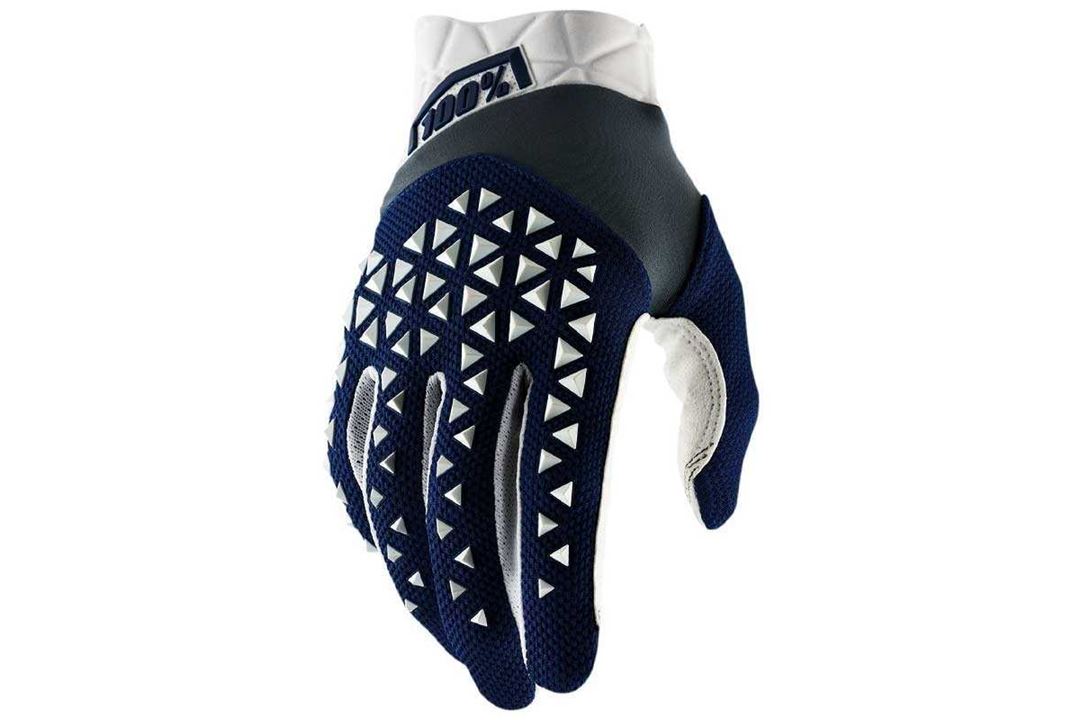 GUANTES LARGOS 100% AIRMATIC GLOVES NAVY/STEEL/WHITE