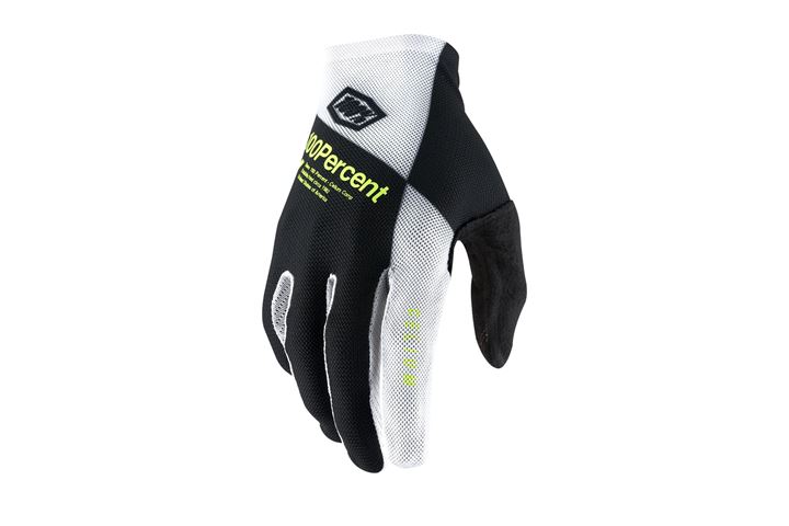 GUANTES LARGOS 100% CELIUM GLOVE BLACK/WHITE/FLUO YELLOW